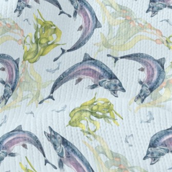 Fish And Plants In The Underwa Stretch Jersey
