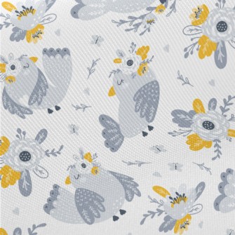 Happy Birds Are Singing Midweight Cotton Poplin