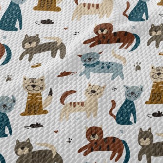 American Style Cat Birdseye Piqué