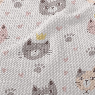 Gentle Color Cat Birdseye Piqué