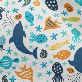 Beautiful Marine Life Chiffon