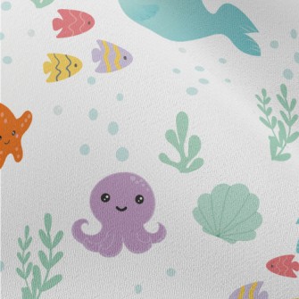 Cute And Lovely Marine Creatur Chiffon