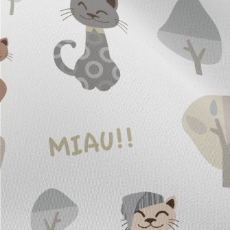 Gentleman Cat And Nightcap Cat Chiffon