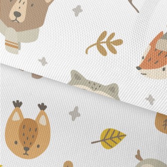 Autumn Cute Animals Waterproof Oxford