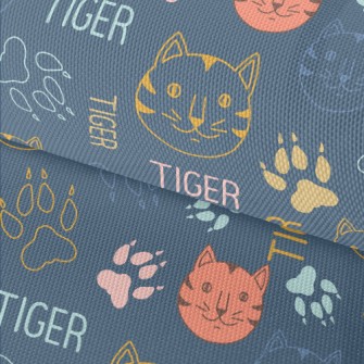 Simple Color Line Cat Waterproof Oxford