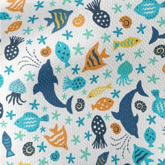 Beautiful Marine Life Waterproof Canvas