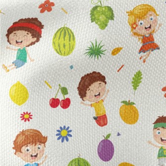 Happy Summer Kids Waterproof Canvas