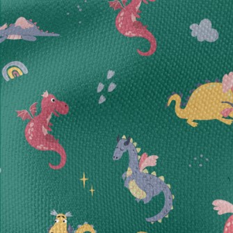Cartoon Cute Dragon Waterproof Canvas