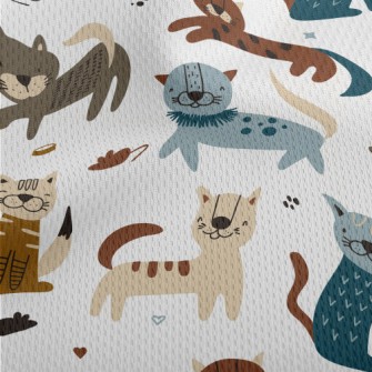 American Style Cat Athletic Mesh Flat Back