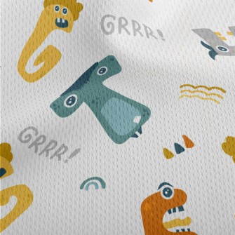 English Letters That Turn Into Athletic Mesh Flat Back