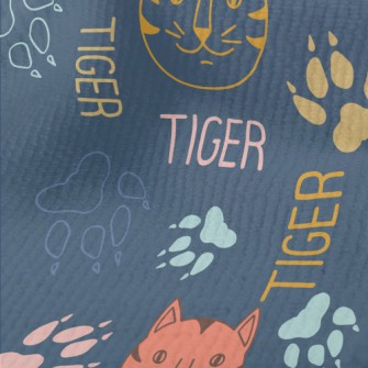 Simple Color Line Cat Terry