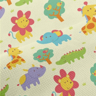 Cute And Adorable African Anim Performance Linen