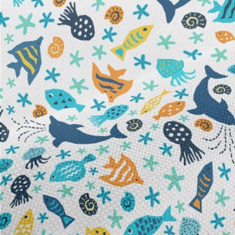 Beautiful Marine Life Performance Linen