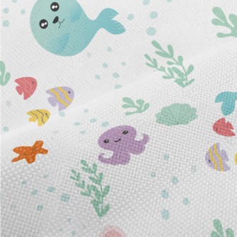 Cute And Lovely Marine Creatur Performance Linen