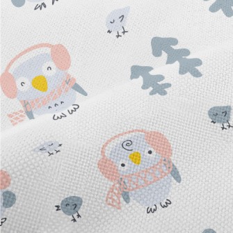 Winter Forest Owl Performance Linen