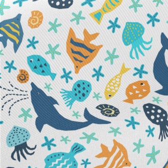 Beautiful Marine Life Twill