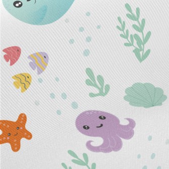 Cute And Lovely Marine Creatur Twill