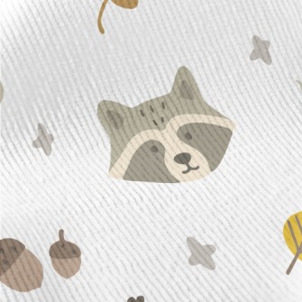 Autumn Cute Animals Standard Corduroy
