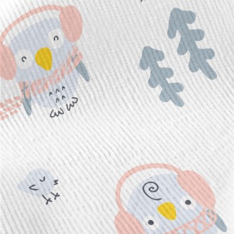 Winter Forest Owl Standard Corduroy