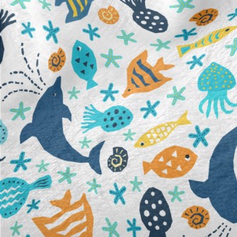 Beautiful Marine Life Minky