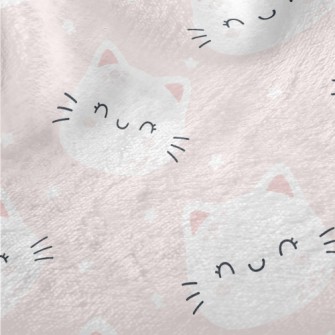 Cat With Gentle Smile Minky