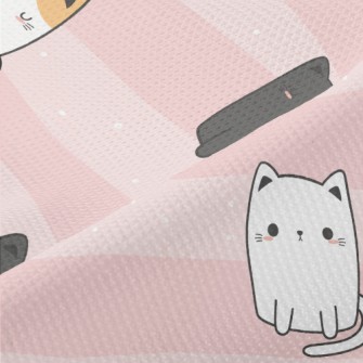 Small Harmless Cat Piqué