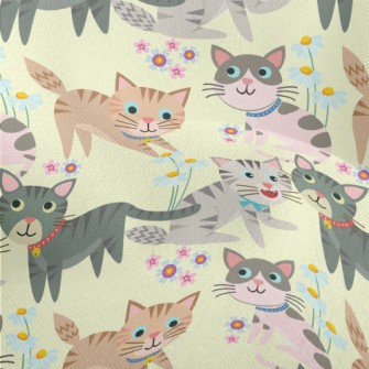 Gentle And Cute Cat Lightweight Performance Linen