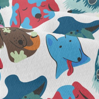 Colorful Graffiti Dog Modern Jersey