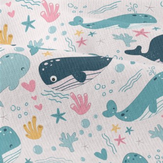 Cute Whale Painting Modern Jersey
