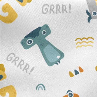 English Letters That Turn Into Jersey Backed Fleece