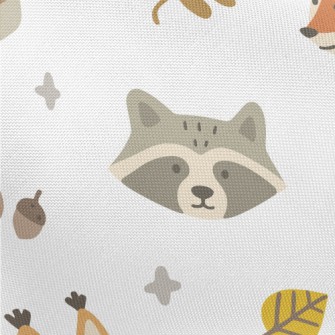 Autumn Cute Animals Pongee