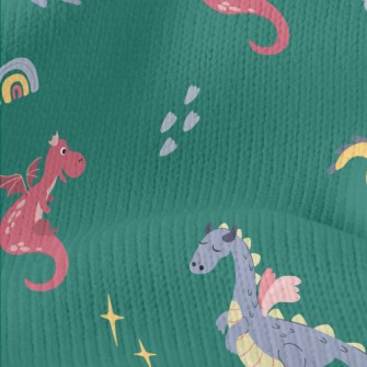 Cartoon Cute Dragon Stretch Jersey