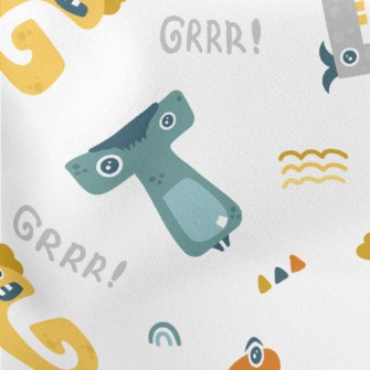 English Letters That Turn Into Lightweight Cotton Poplin