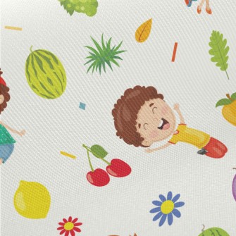 Happy Summer Kids Midweight Cotton Poplin