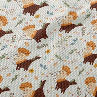 Cartoon Shooter Centaur Birdseye Piqué