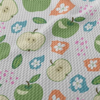 Smooth Fresh Green Apple Birdseye Piqué