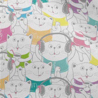 Modern Life Cat Chiffon