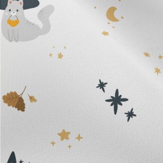 Halloween Cute Cat Chiffon