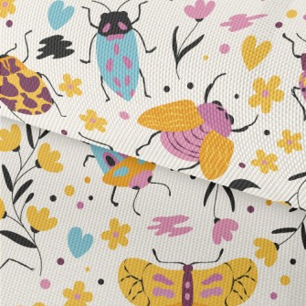 Brightly Colored Insects Waterproof Oxford