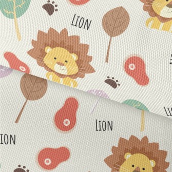 Cute Cool Lion Waterproof Oxford