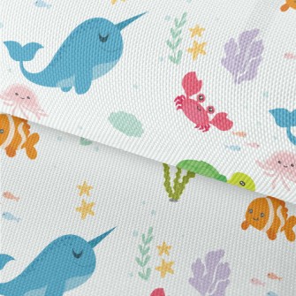 Children&#39;s Cartoon Sea Wor Waterproof Oxford