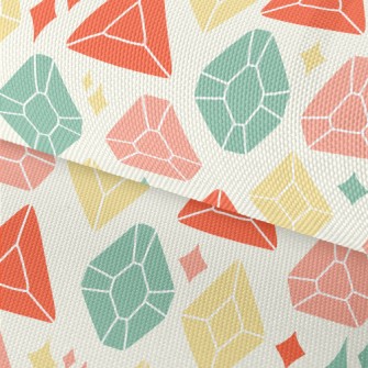 Colorful Shiny Gemstones Waterproof Oxford