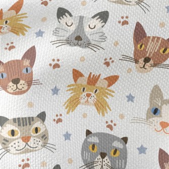 Cartoon Cute Cat Waterproof Canvas