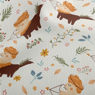 Cartoon Shooter Centaur Athletic Mesh Flat Back