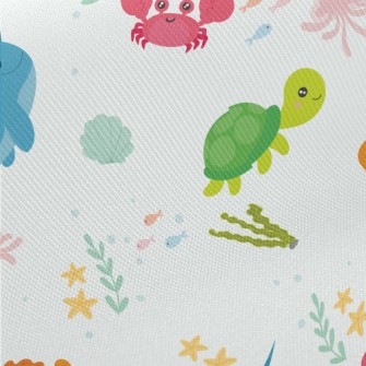 Children&#39;s Cartoon Sea Wor Twill