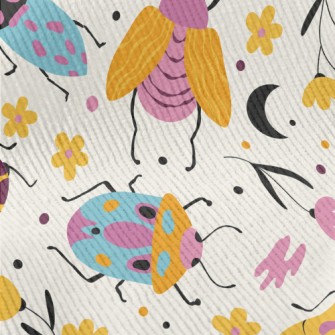Brightly Colored Insects Standard Corduroy