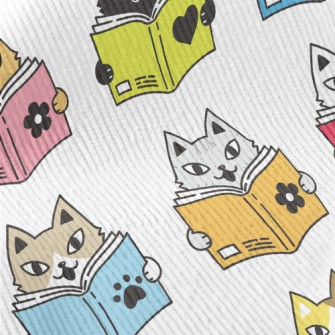 Cat Studying Hard Standard Corduroy