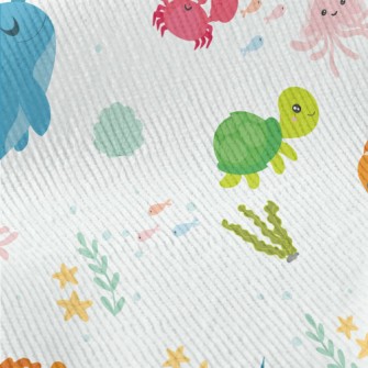 Children&#39;s Cartoon Sea Wor Standard Corduroy