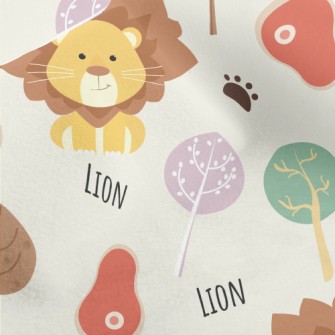 Cute Cool Lion Micro Fleece