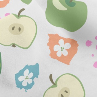 Smooth Fresh Green Apple Micro Fleece